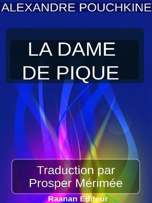 cover image of LA DAME DE PIQUE